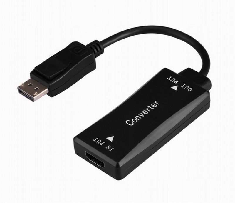 Gembird Active 4K 30Hz HDMI to DisplayPort Adapter Cable (0.15m, Black)