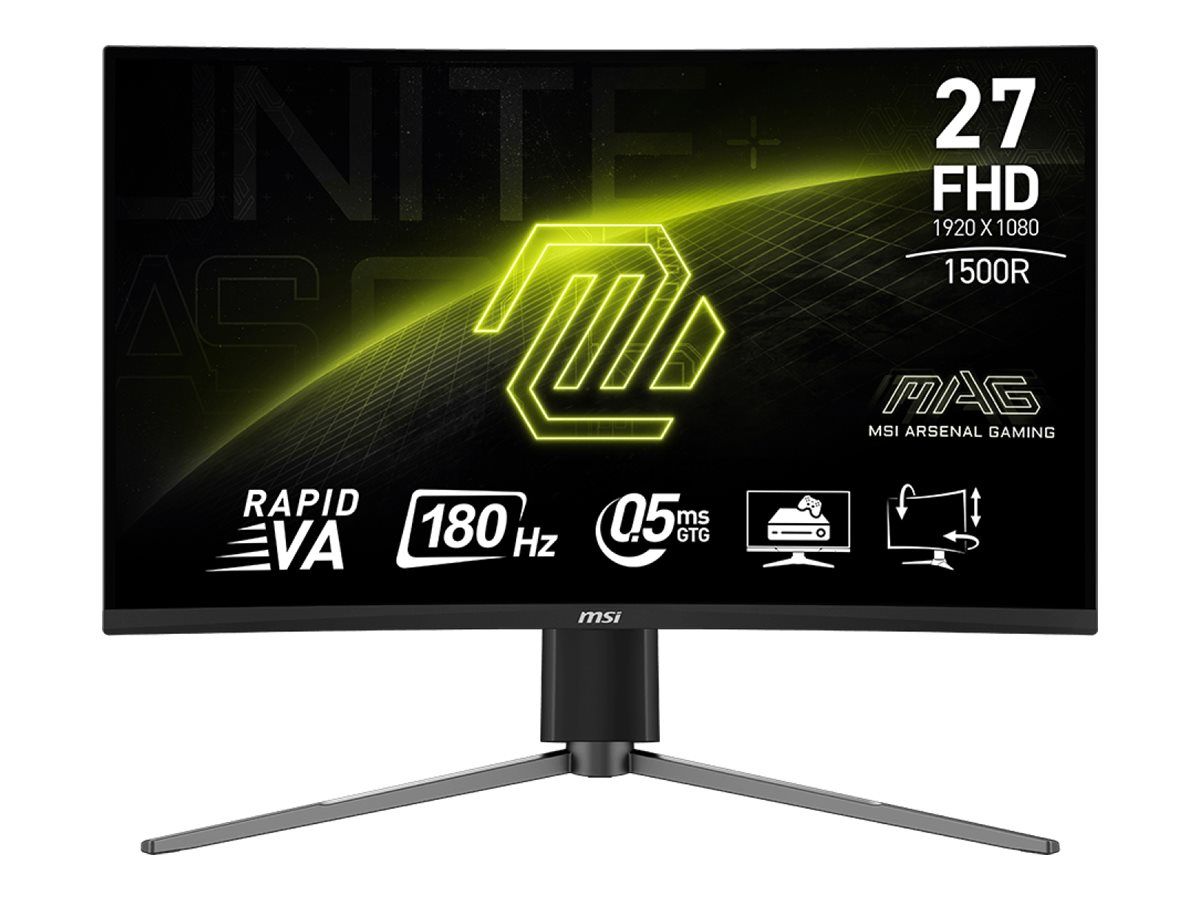 MSI MAG 27C6PF - Gaming Curved LCD Monitor - 27" Full HD 180Hz