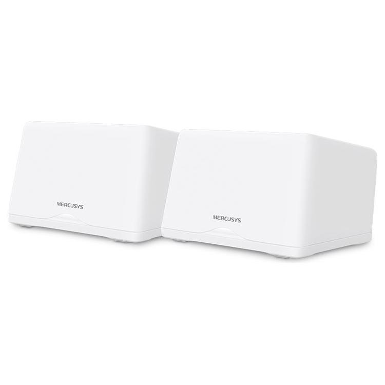 Mercusys Halo H47BE V1 Wi-Fi System - 2 Routers - Up to 6000 sq. ft. Coverage - 1GbE, 2.5GbE, Wi-Fi 7 - Tri-band