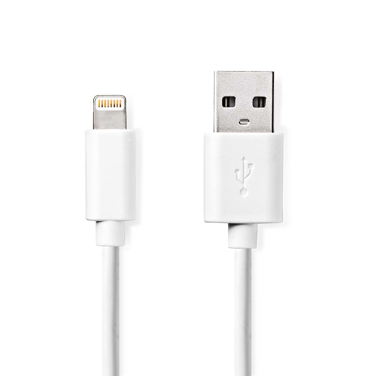 Cable Lightning Nedis 1m Blanco