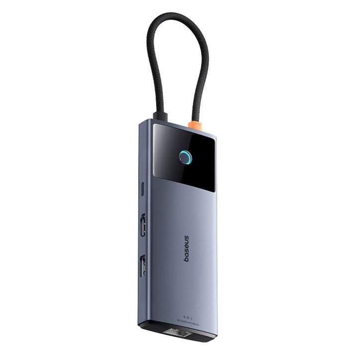 Baseus USB Type-C Hub & Adapter - 10000 Mbps, Gray
