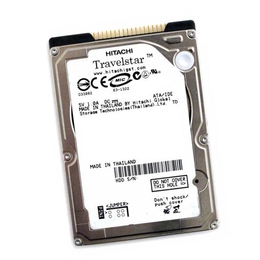 Disco duro Hitachi de 2,5 pulgadas y 40 GB con interfaz IDE ATA