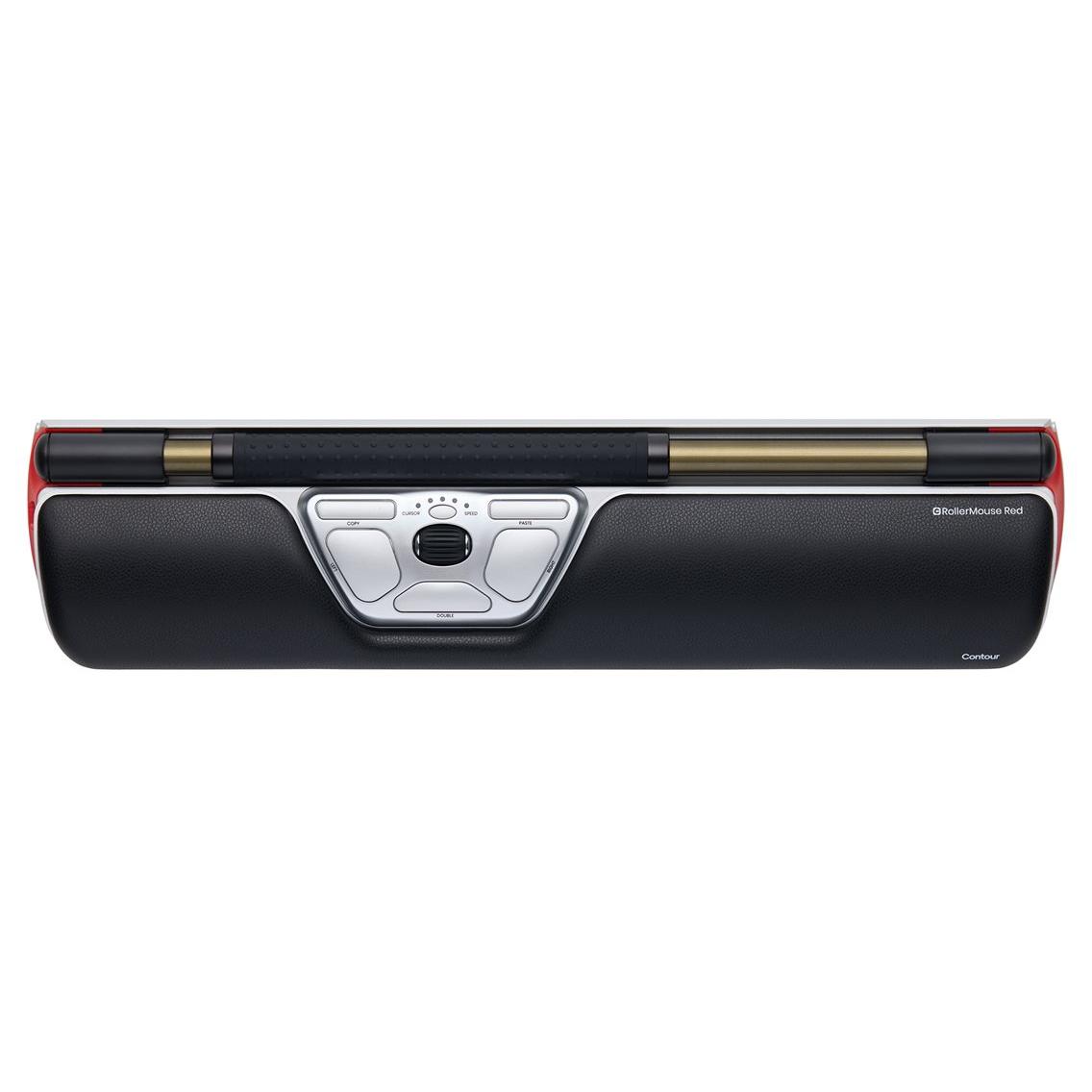 Contour RollerMouse Red - Wireless Ergonomic Mouse - 7 Buttons - Red