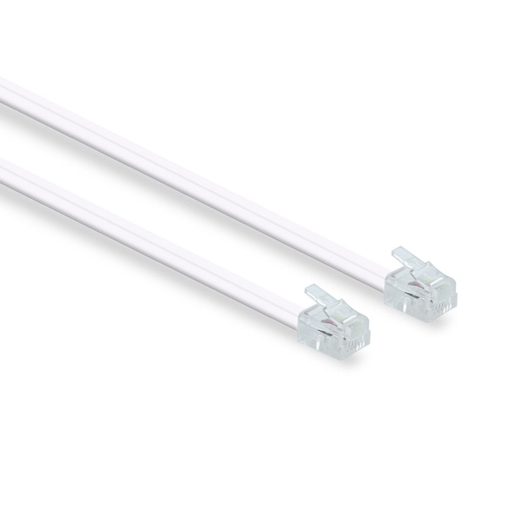 Cable telefónico Metronic RJ11 de 15 metros