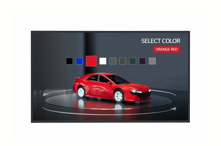 LG 43-Inch Dynamic Signage Display Screen, 4K Ultra HD, IPS, 500 cd/m², Touchscreen with WebOS 24/7