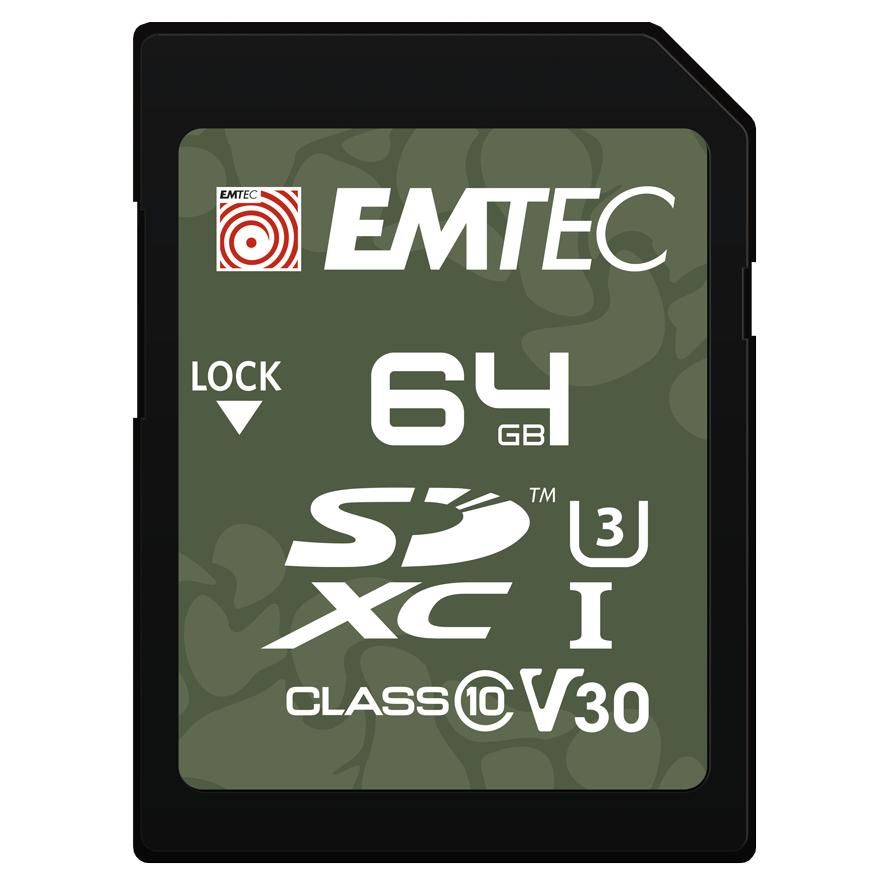 Emtec UHS-I U3 V30 Outdoor SD Card 64GB