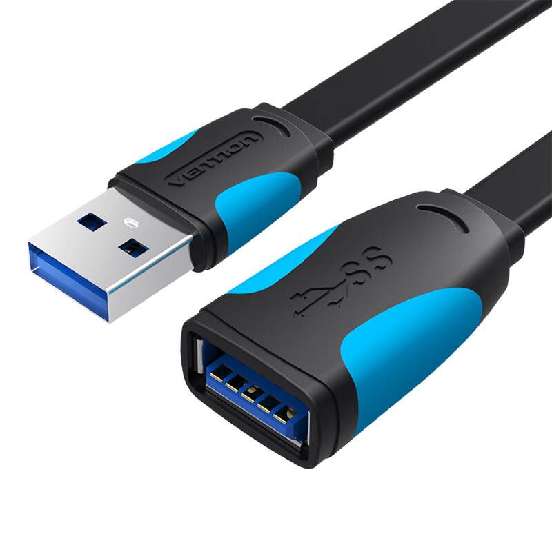 Vention Flat USB 3.0 Extender VAS-A13-B100 1m Black