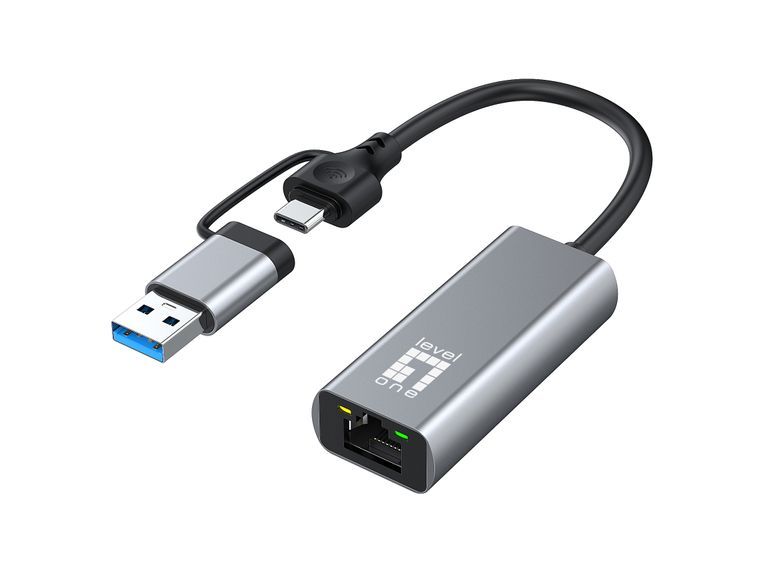 LevelOne USB Ethernet Network Adapter 2500 Mbps