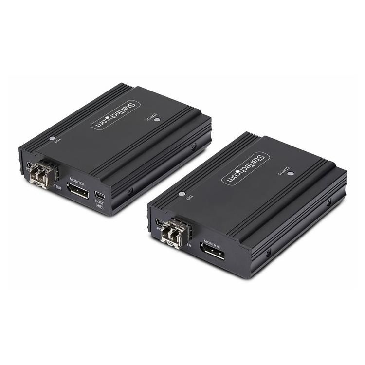 Extensor StarTech.com DisplayPort de fibra óptica, 4K 60Hz, 300m - Cable de vídeo/audio/USB - DisplayPort - hasta 300m - Cumple con TAA