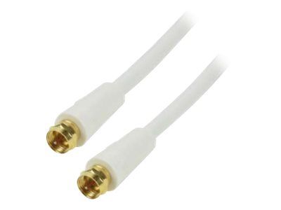 MCL Samar RF Cable - 2m, Male F to Male F, Shielded