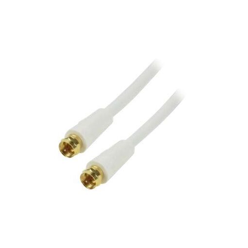 Câble RF MCL Samar - 2 m, Connecteur F mâle à mâle, Blindé