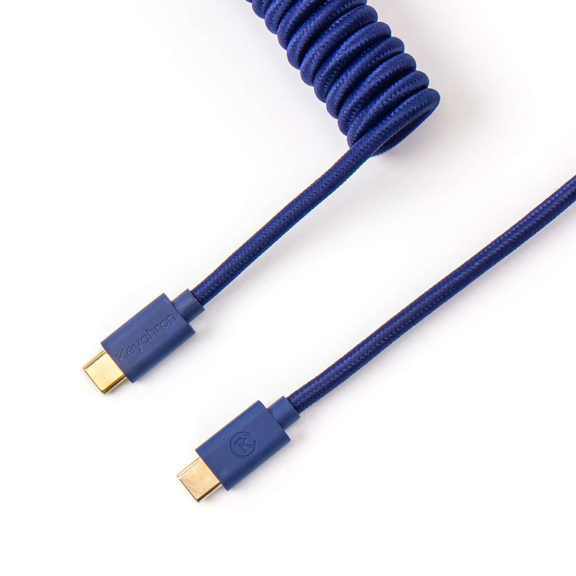 Keychron USB-C Coiled Cable, 1.36m