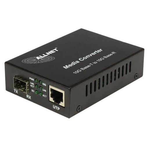 Conversor de medios de red Allnet ALL-MC109-SFP+ 10.000 Mbit/s Negro