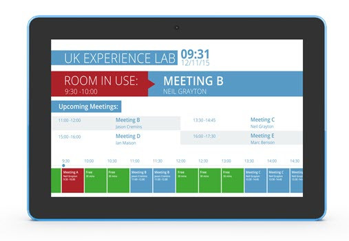 Allnet Meetingroom RGB LED Tablet 10in RK3568 8GB/32GB WiFi, Android 11 NFC Black
