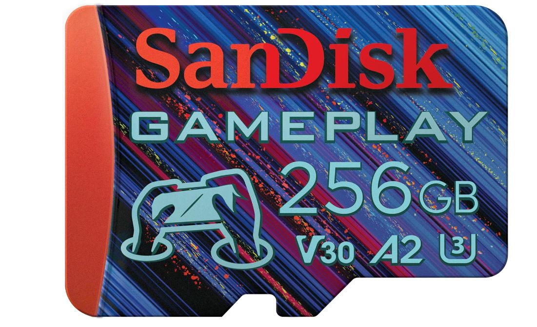 SanDisk GamePlay 256GB V30 A2 U3 microSDXC Memory Card