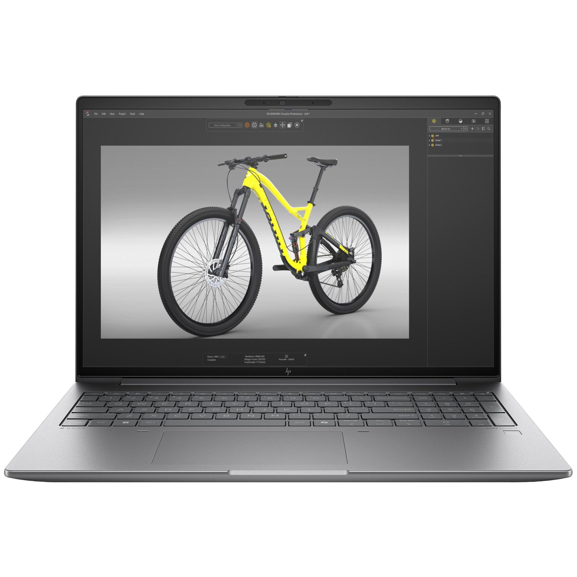 HP ZBook Power G11 A - Estación de trabajo móvil AMD Ryzen 9 8945HS 16" WQXGA 64GB DDR5-SDRAM 1TB SSD NVIDIA RTX 3000 Ada Wi-Fi 6E Windows 11 Pro AI Gris