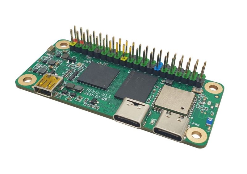 Allnet Radxa Zero 2 Go/8 Go D2E8T, Unsoldered Connector, External Antenna