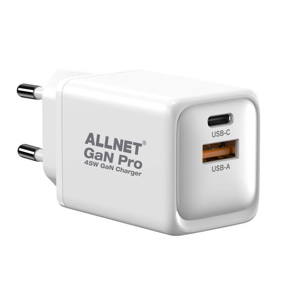 ALLNET QC USB-C PD GaN 45W Power Supply
