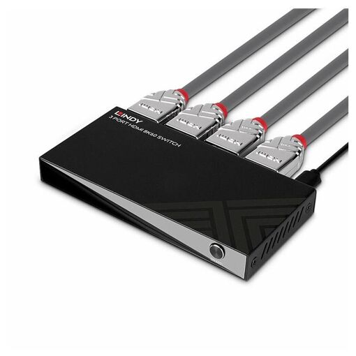 Lindy 8K60 Video/Audio Switch - 3 HDMI - Desktop