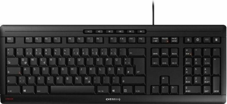Cherry Stream Keyboard - QWERTZ Czech & Slovak, Black