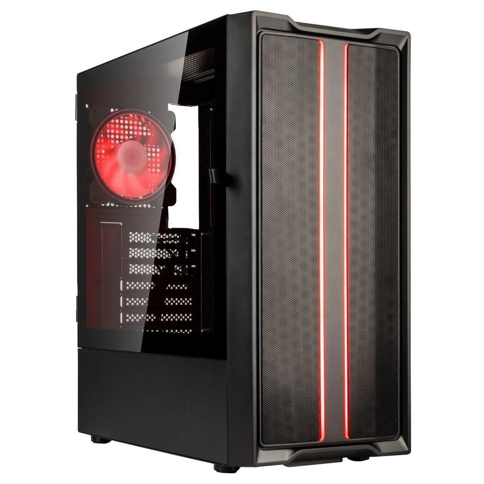 Kolink Inspire K12 ARGB Midi Tower Black, Transparent