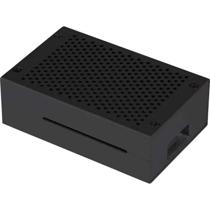 Raspberry Pi 4B Aluminum Case, Black