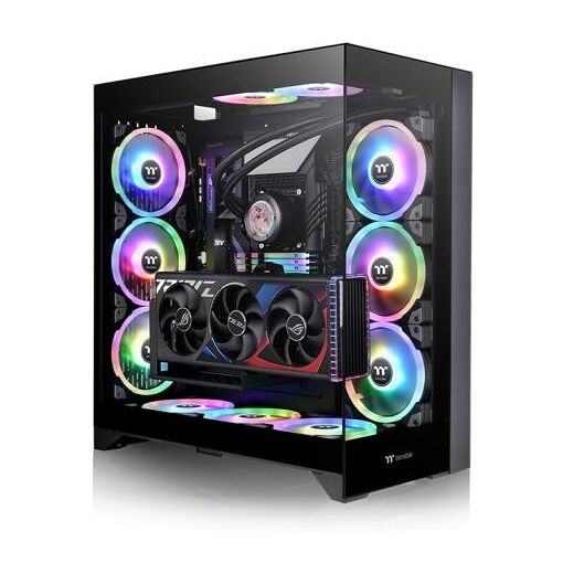 Thermaltake CTE E600 Mx - Caja de torre media - Negro - Vidrio