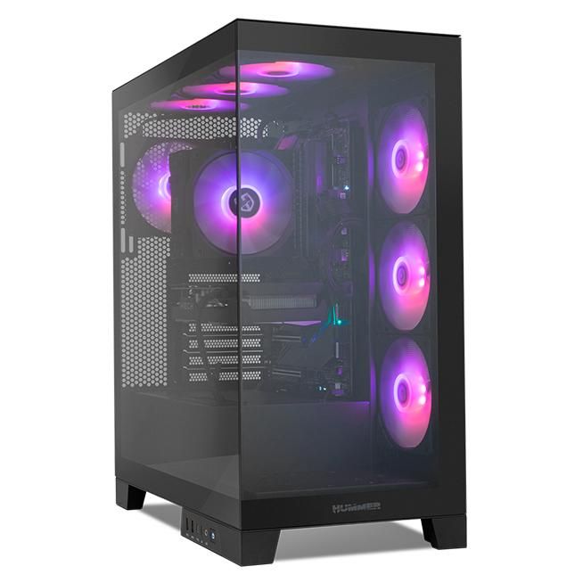 NOX Hummer Glock Black Midi Tower