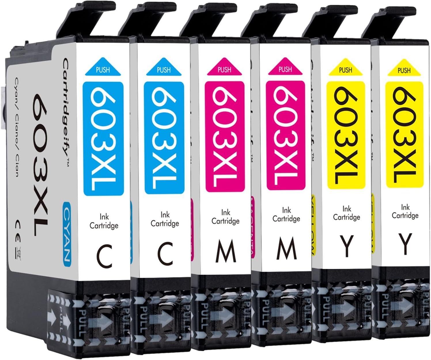 Epson 603XL Compatible Ink Cartridges - Multipack (Cyan, Magenta, Yellow)