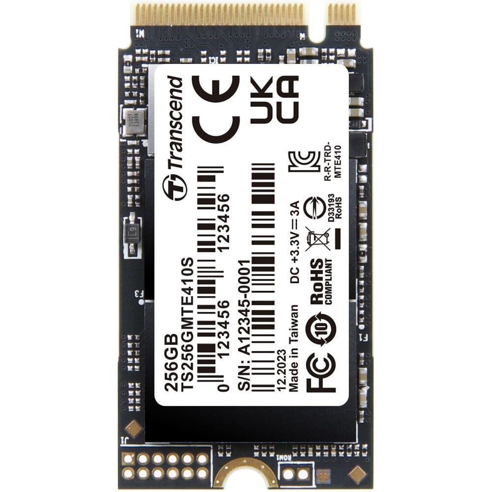 Transcend MTE410S 256GB PCIe 4.0 SSD (M.2 2242)