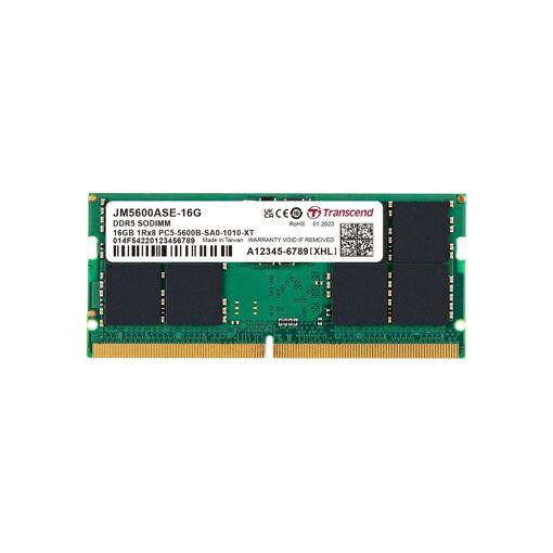 Module DDR5 Transcend 16 Go SO-DIMM 262 broches 5600 MHz / PC5-44800 CL46 1,1 V ECC