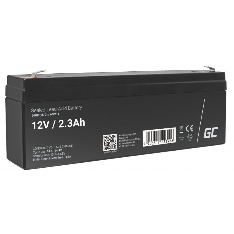 Batería Green Cell AGM18 12V 2,3Ah