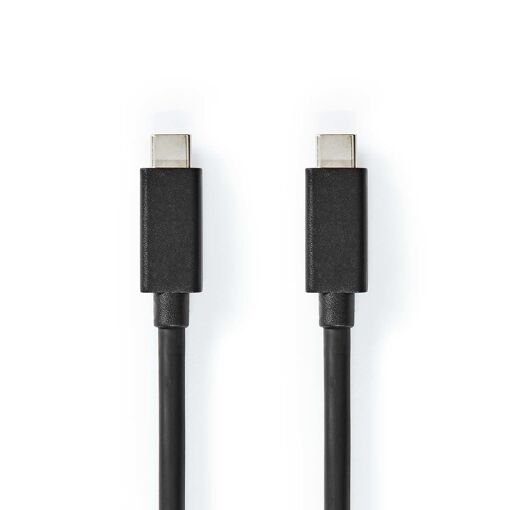 Cable Nedis USB-C 1 metro, USB 3.2 Generación 2 (3.1 Generación 2)