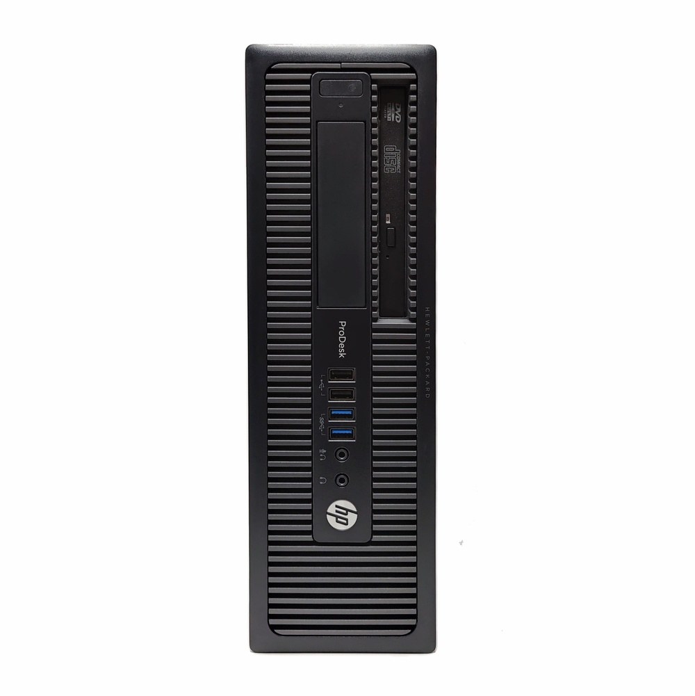 HP ProDesk 600 G1 SFF - Procesador Intel Core i3-4130, 8 GB de RAM, Disco híbrido de 120 GB + 500 GB (SSD+HDD), Gráficos Intel HD 4400, Negro
