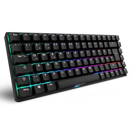 Sharkoon S3 Gaming Keyboard, USB QWERTZ German Black