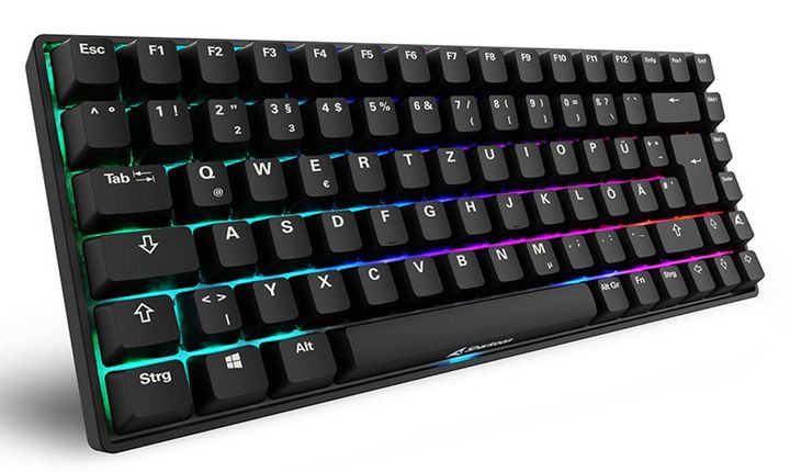 Sharkoon S3 Gaming Keyboard, USB QWERTZ German Black