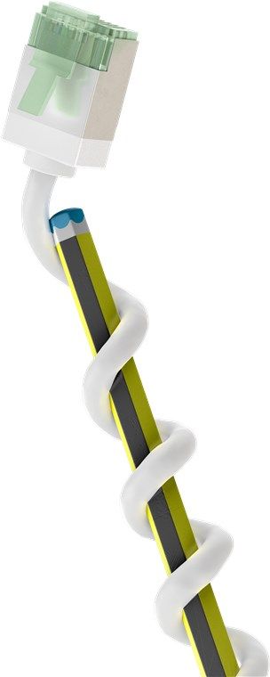 Goobay Cat8.1 Network Cable - 2m, White (U/FTP STP)