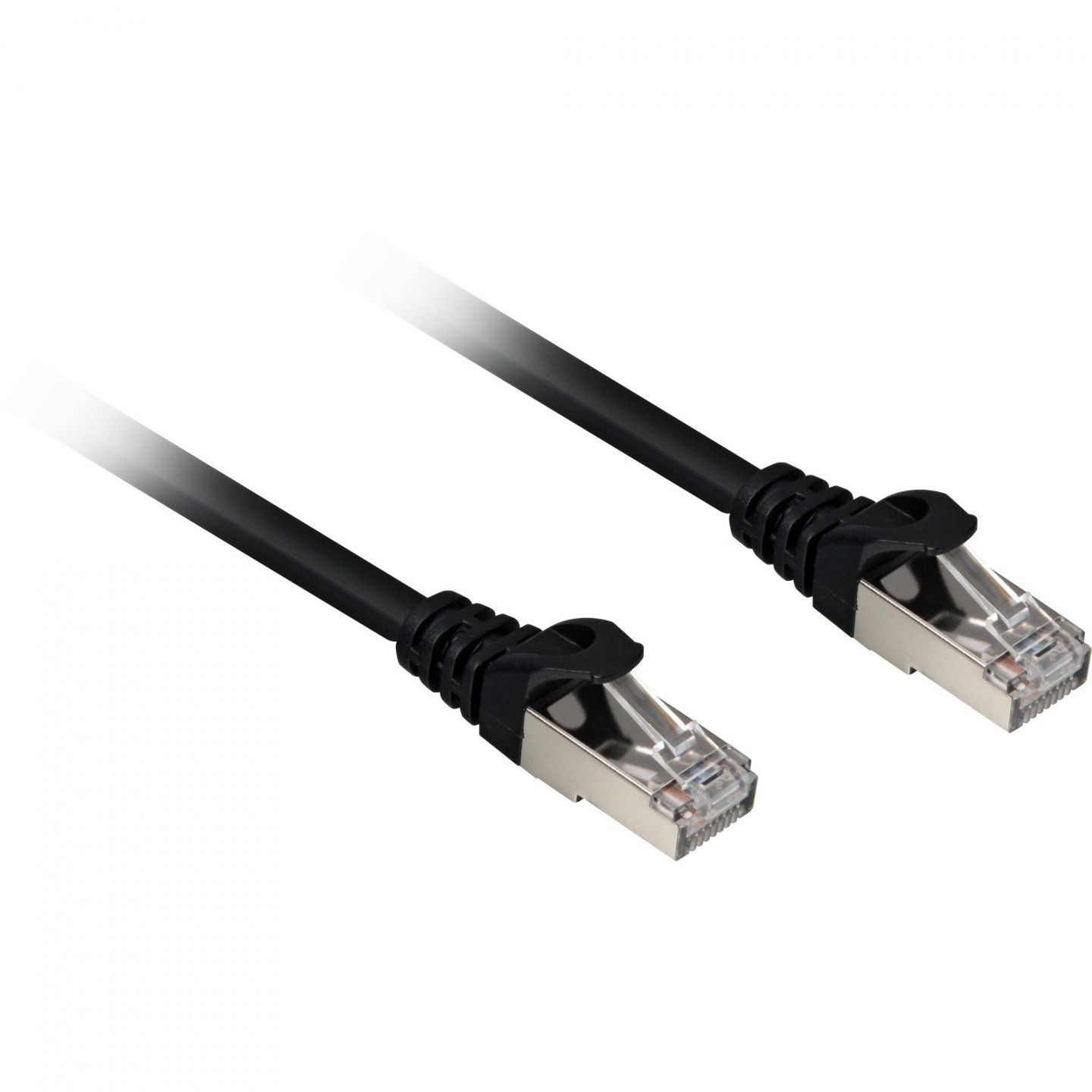 Sharkoon Cat.6a SFTP Network Cable, 0.5m (Black)