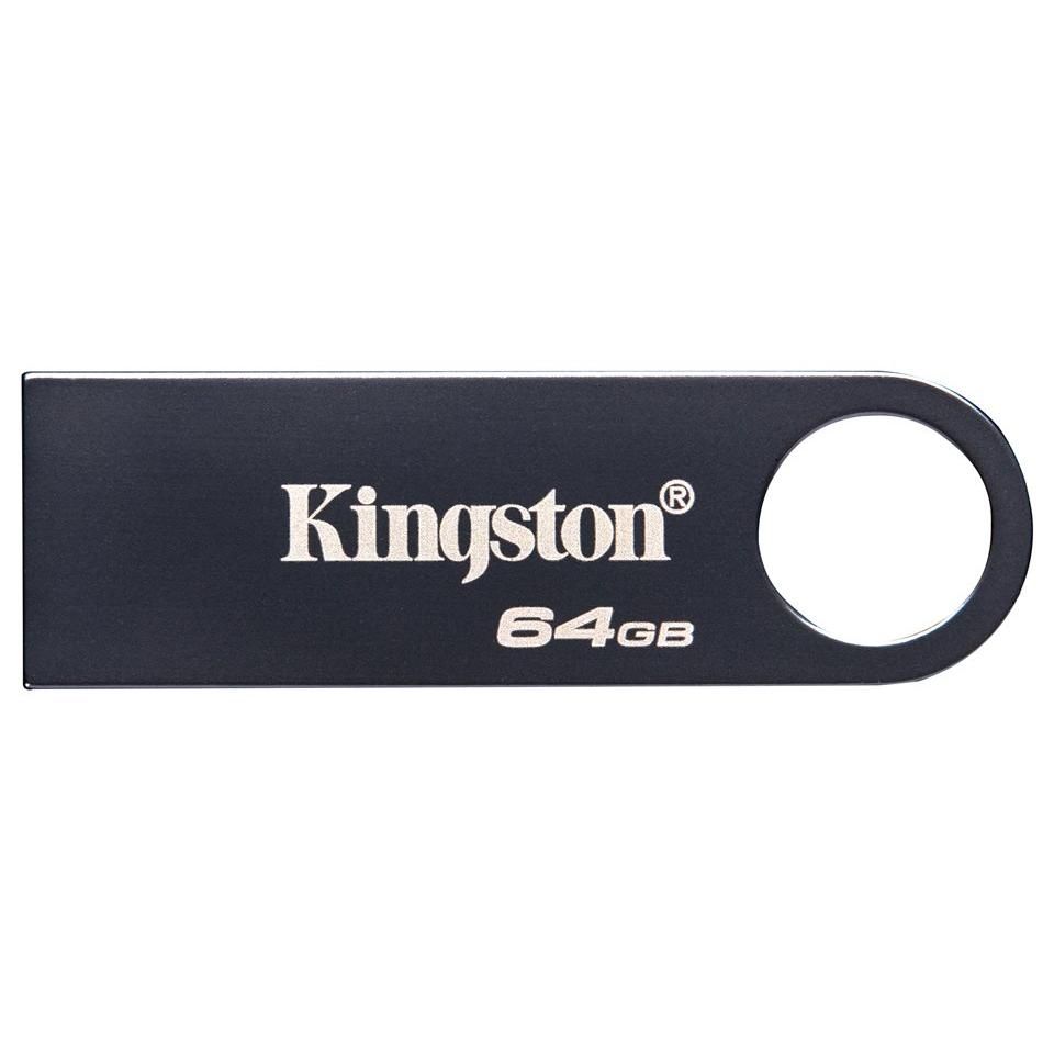Kingston DataTraveler SE9 G3 - 64GB USB 3.2 Flash Drive - Dark Nickel