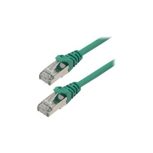 MCL RJ-45 (M) to RJ-45 (M) Cable - 2m - 6.2mm - SFTP - CAT 7 - Halogen-free, Molded, Crochet-less - Green