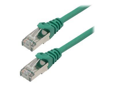 MCL RJ-45 (M) to RJ-45 (M) Cable - 2m - 6.2mm - SFTP - CAT 7 - Halogen-free, Molded, Crochet-less - Green