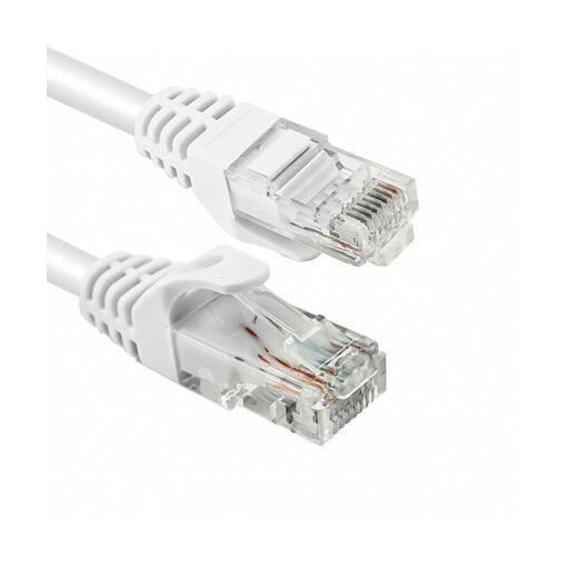 Vultech Cat6 UTP Network Cable, 20m, White