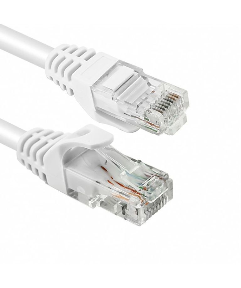 Vultech Cat6 UTP Network Cable, 20m, White
