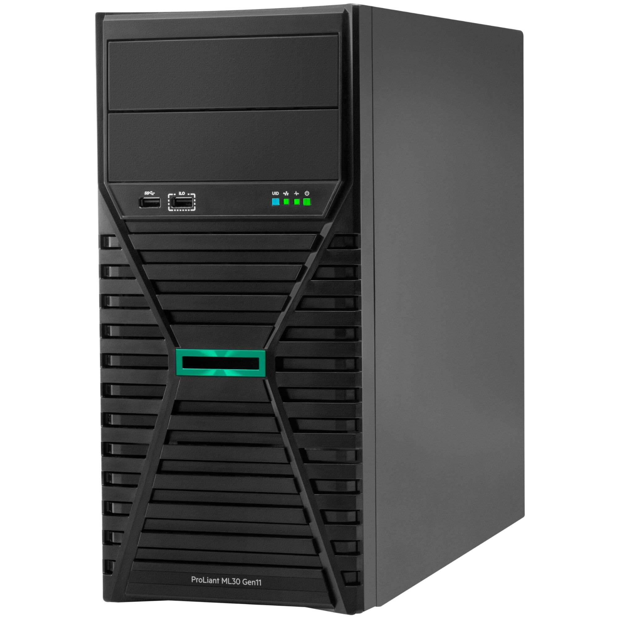 HP ProLiant ML30 Gen11 - Procesador Intel Xeon E-2434 3.4 GHz - 32GB RAM - 1.92 TB - Negro