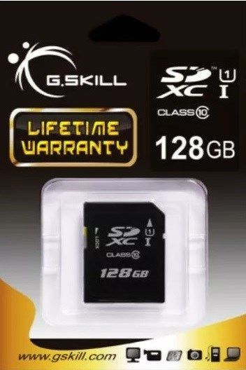 G.Skill 128GB Class 10 UHS-I SDXC Card
