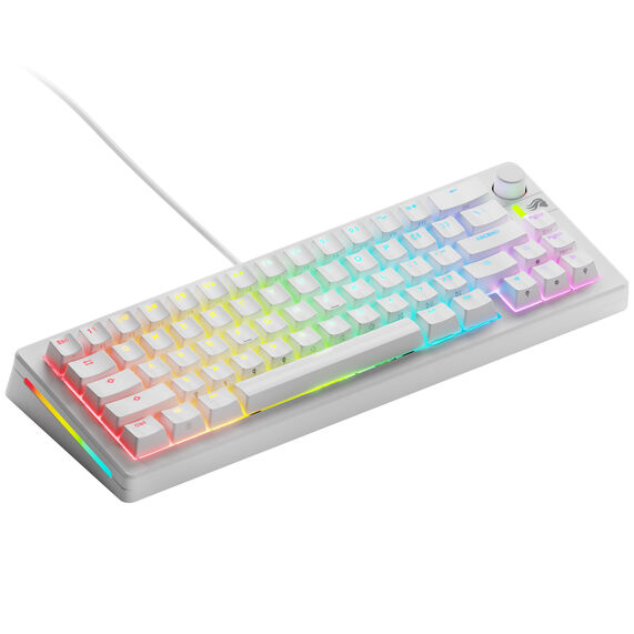 Glorious GMMK 3 65% Prebuilt USB Keyboard - QWERTY American English, White