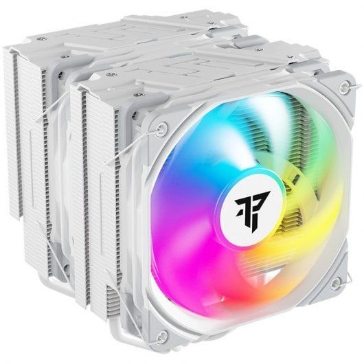 Tempest 6-Pipe White A-RGB CPU Cooler with Dual Heatsink and 2x120mm Fans