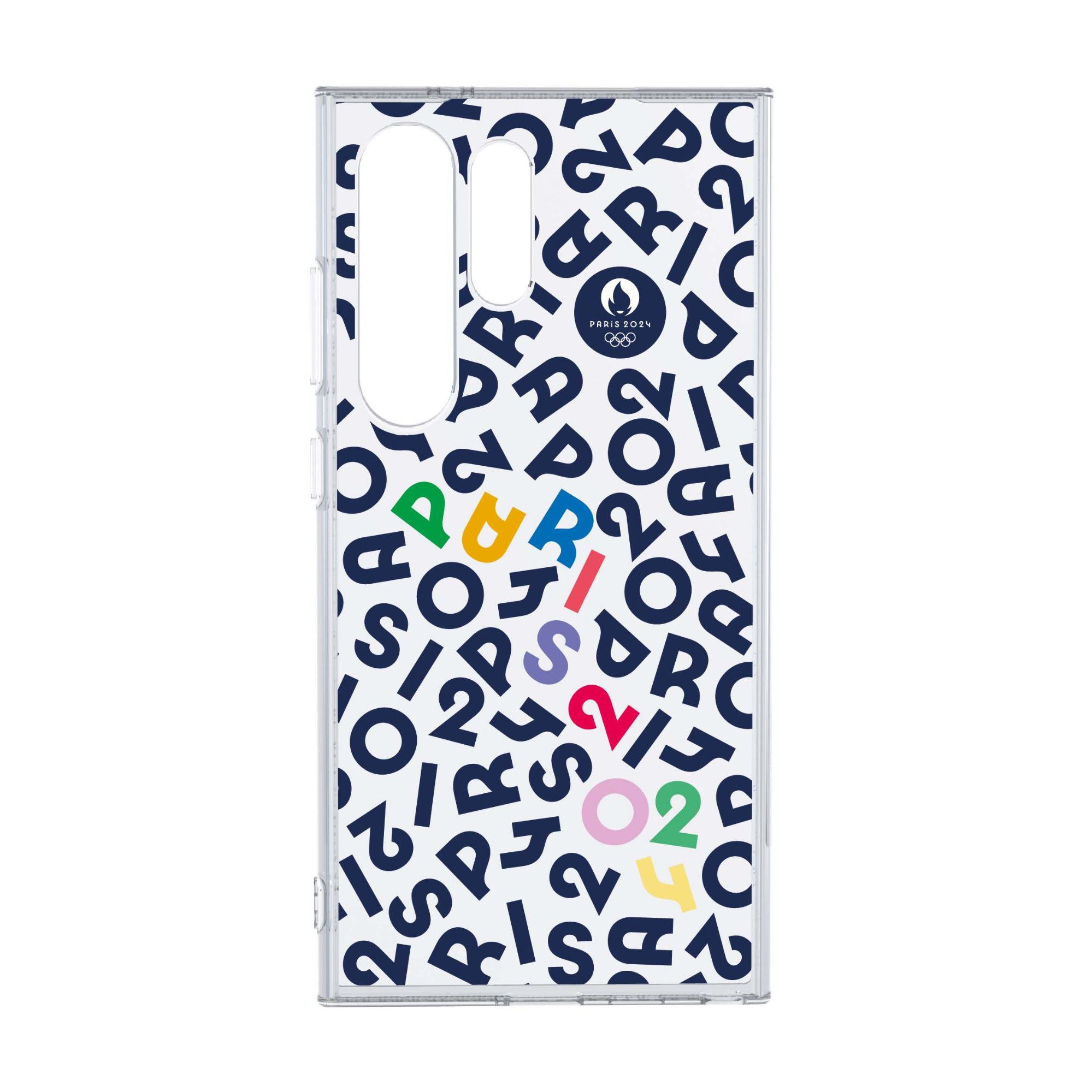 JO2024 Transparent Case for Galaxy S24 Ultra - Paris 2024 Letters