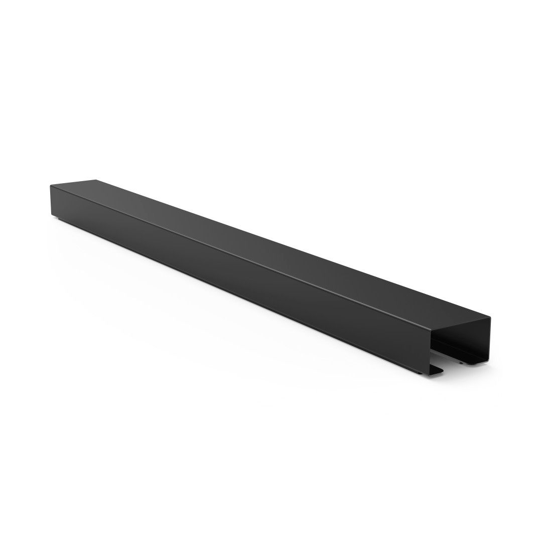 Guía de cable magnético, 55 cm, para fijación a pie de mesa, negro
