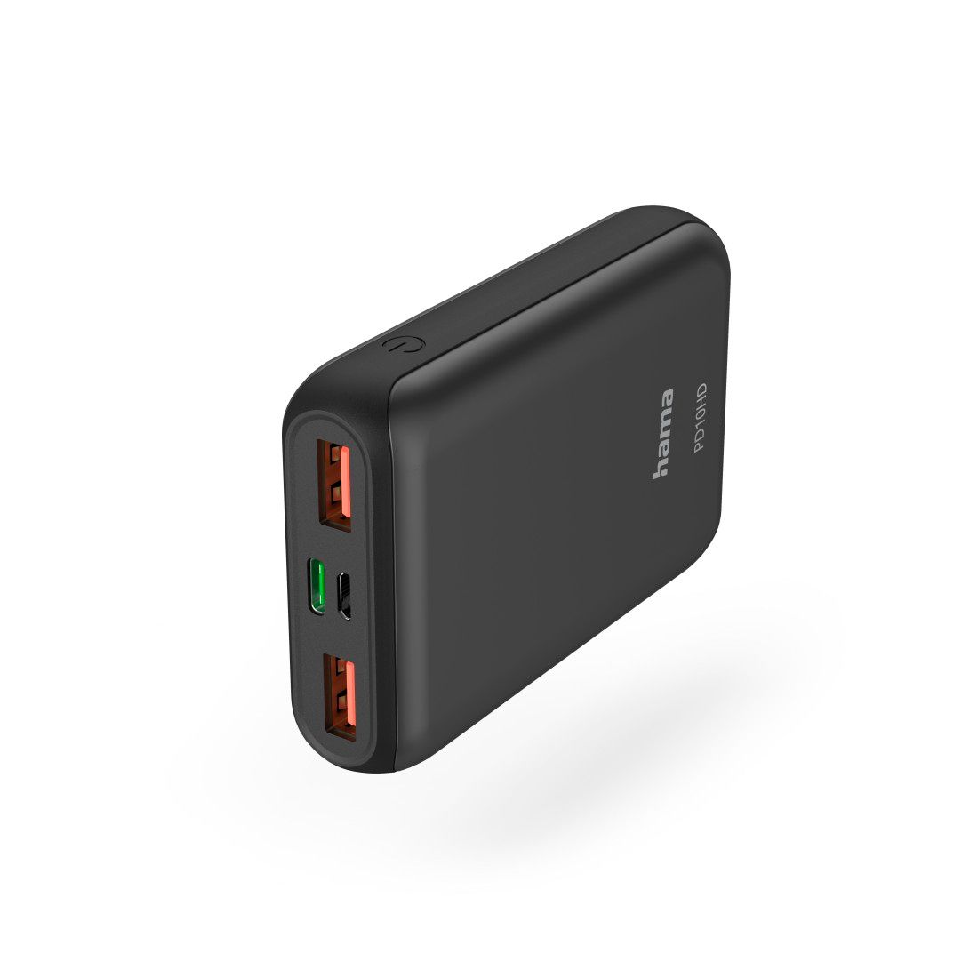 Hama PD10-HD Power Pack, 10,000 mAh, Anthracite
